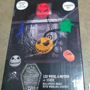Disney Tim Burton Nightmare Before Christmas LED Whirl A Motion Halloween Light
